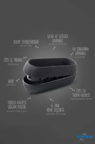 2 Bo'yli Marjon Uzun Sof Sariq Saksilar to'plami Karasu Plastik Sukulent Ayvon Saksilari To'plami-Sariq - 3