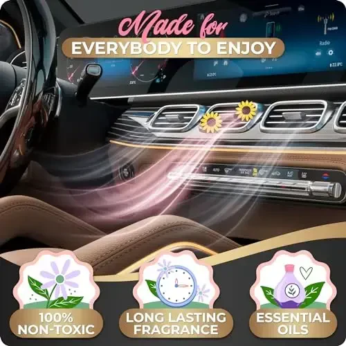 2 dona Kungaboqar Avto Aksessuarlari Yoqimli Avto Havo тоzalagichi Kungaboqar Havo Ventilyatsiya Klipslari Kungaboqarlar Sovg'a Bezaklari Girasoles Avto Klip Ichki Havo Ventilyatsiya Dekori - 6