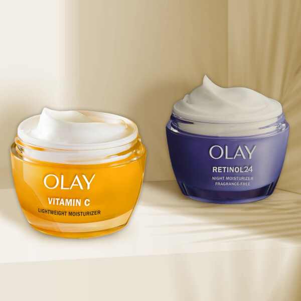 (2 dona) Olay Yuz Nemlendirici Retinol 24 Tungi Kremi, Regenerist, Hido'ksiz Yuz Nemlendirici, 1,7 untsiya - 16