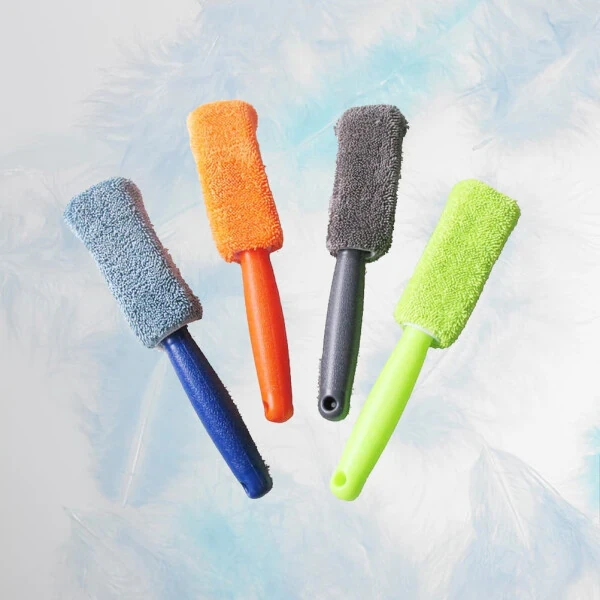 2 dona tozalash cho'tkasi Avtomobil vositalari Mikro tolali g'ildirak Mototsikl yuvish - 4