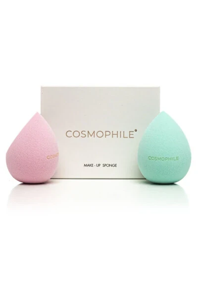 2 dona Ultra Yumshoq Makiyaj G'ubkasi - COSMOPHILE