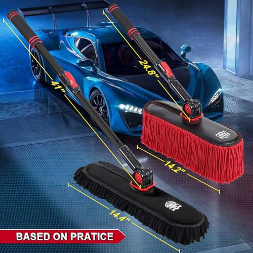 2-in-1 Car Brush and Duster - 4