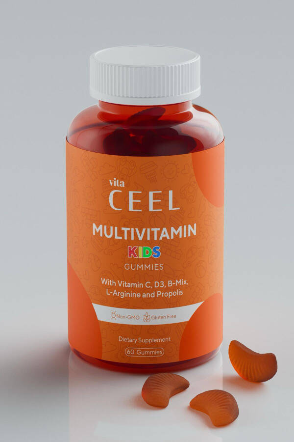 2-in-1 Kids Growth Multivitamin (Vitamin C, D, B Complex, L-arginine) - 5