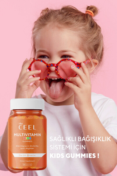 2-in-1 Kids Growth Multivitamin (Vitamin C, D, B Complex, L-arginine) - 10