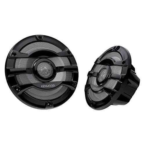 2 Kenwood 8 Inch 300 Watt Powersports/Marine Boat Black Speakers | KFC-2053MRB - 4