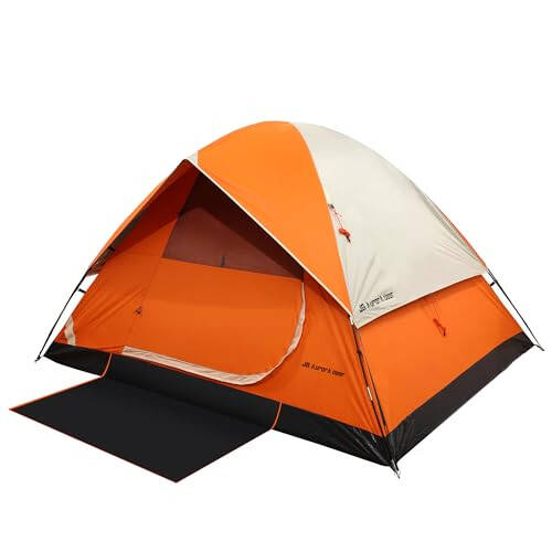 2 Person Camping Tent 4 Person Tents for Camping Windproof Tents for Camping Hiking Backpacking Traveling 2/3/4 Family People Tents for Camping Portable Tent with Carry Bag - 1