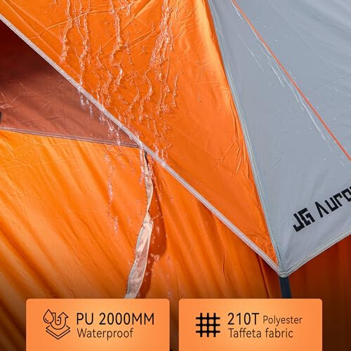 2 Person Camping Tent 4 Person Tents for Camping Windproof Tents for Camping Hiking Backpacking Traveling 2/3/4 Family People Tents for Camping Portable Tent with Carry Bag - 4