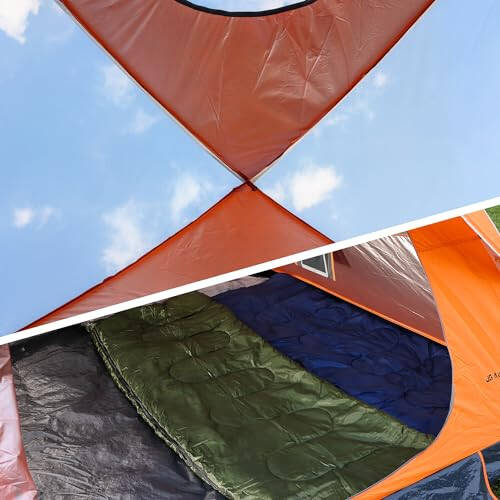 2 Person Camping Tent 4 Person Tents for Camping Windproof Tents for Camping Hiking Backpacking Traveling 2/3/4 Family People Tents for Camping Portable Tent with Carry Bag - 5