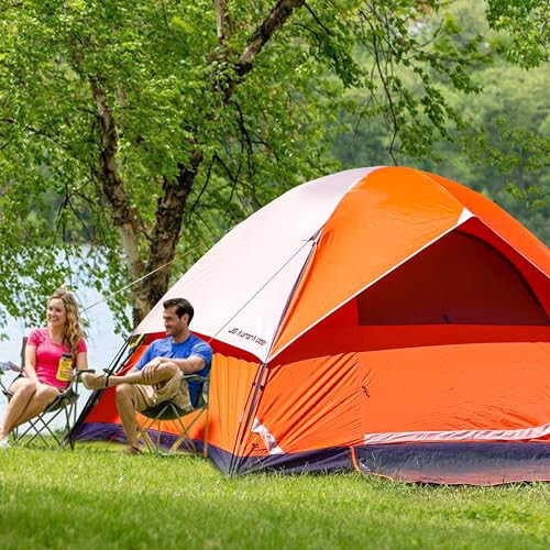 2 Person Camping Tent 4 Person Tents for Camping Windproof Tents for Camping Hiking Backpacking Traveling 2/3/4 Family People Tents for Camping Portable Tent with Carry Bag - 6