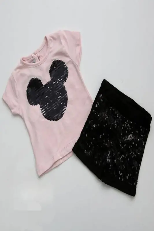 2-ЛЕТНИЙ ЛЕТНИЙ ДЕТСКИЙ КОМПЛЕКТ - СВЕТЛО-РОЗОВЫЙ - 1