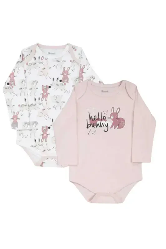 2-ли икки еллик ёқасидан тугмали боди - 1