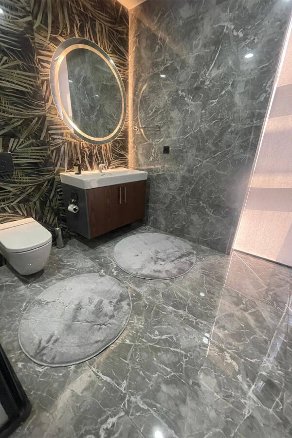 2 ли юмалоқ ҳаммом пасмоқи, туалет сетининг 80x80 ва 100x100 ўлчамли комплектлари - 1