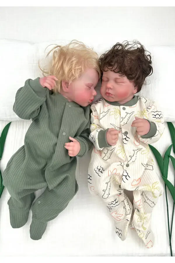 2-ли пахта болалар пижамаси, фитили мато, яшил тилла - 3