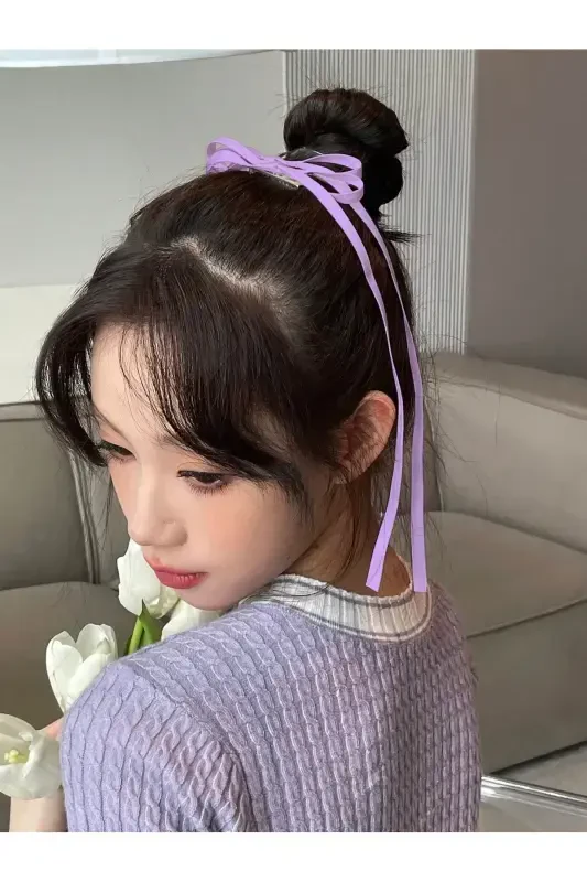 2 li Saten Fiyonk Toka-lila - 5