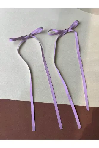 2 li Saten Fiyonk Toka-lila - 6