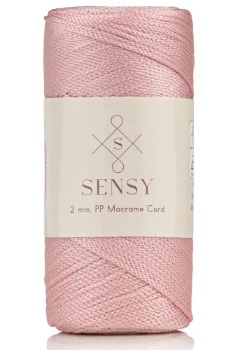 2 mm - 200 gr Polyester Macrame Rope Pink 230 M Polyester Macrame Cord Coaster Cord And Bag Cord - 13