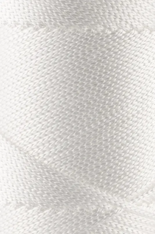 2 Mm - 200 gr Polyester Macrame Rope White 230 M Polyester Macrame Yarn Placemat Yarn and Bag Yarn-White - 2