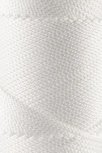 2 Mm - 200 gr Polyester Macrame Rope White 230 M Polyester Macrame Yarn Placemat Yarn and Bag Yarn-White - 2