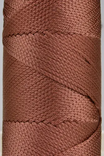 2 Mm - 200 gr Polyester Macrame Yarn Copper 230 M Polyester Macrame Yarn Placemat Yarn and Bag Yarn-Copper - SENSY (1)