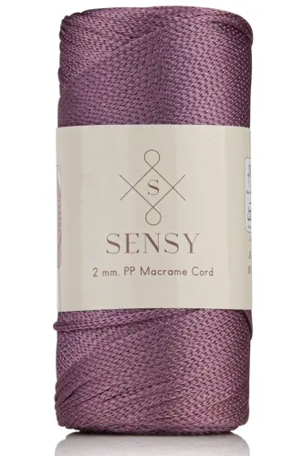 2 Mm - 200 gr Polyester Macrame Yarn Purple 230 M Polyester Macrame Yarn Placemat Yarn And Bag Yarn - Purple 