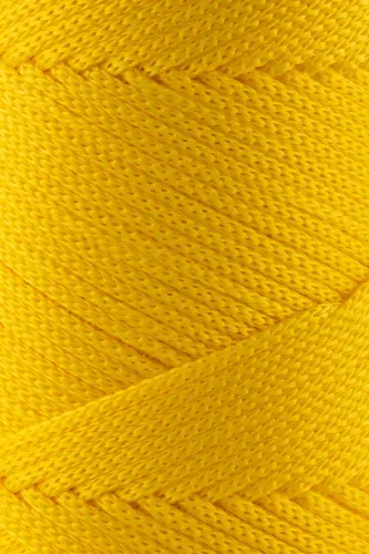 2 Mm - 200 gr Polyester Macrame Yarn Yellow 230 M Polyester Macrame Yarn Placemat Yarn And Bag Yarn-Yellow - SENSY (1)
