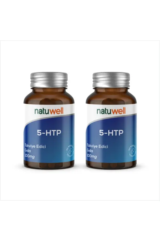 2 Pack 5-htp 100 Mg Dietary Supplement 30 Capsules - 1