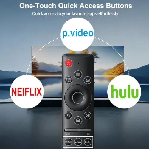 【2 Pack】 Backlit Replacement Remote Control Universal for Samsung Smart TVs - 4