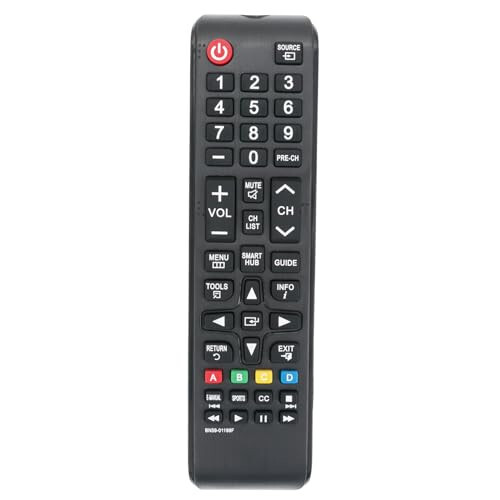 2 Pack BN59-01199F New Replacement Universal Remote Control fit for Samsung Smart TV LED LCD HDTV QLED SUHD UHD 4K 3D TV - 1