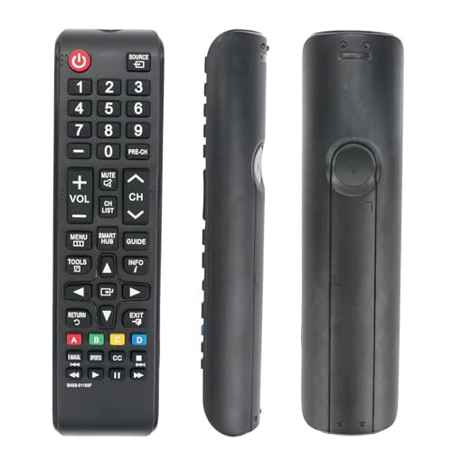 2 Pack BN59-01199F New Replacement Universal Remote Control fit for Samsung Smart TV LED LCD HDTV QLED SUHD UHD 4K 3D TV - 4