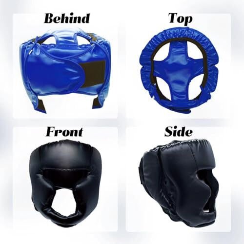 2 Pack Boxing Headgear Boxing Gear Equipment Taekwondo Sparring Gear MMA Gear Muay Thai Boxing Safety Helmet Boxing Protective Gear for Men Women Beginner - Cyiwniao (1)