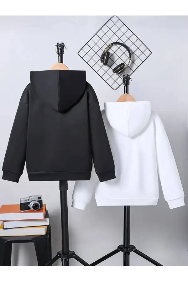 2-Pack Boys & Girls Unprinted Hooded Sweatshirt (NEW) - 2