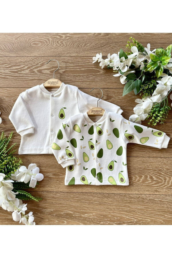 2 Pack Cotton Baby Cardigan Set Avocado - 6