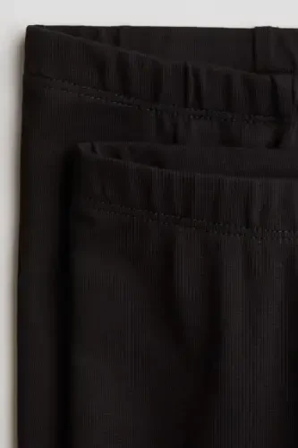 2 Pack Cotton Leggings - 4