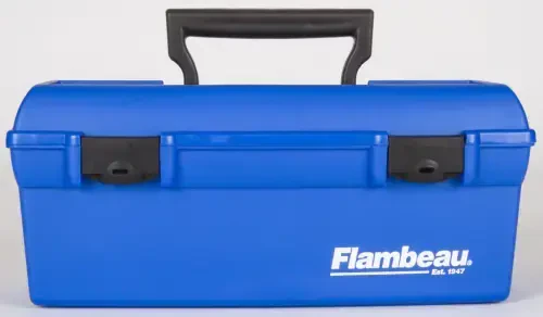 (2 pack) Flambeau Outdoors, 6009TD Lil Brute Fishing Tackle Box with Lift-Out Tray, Blue, 13 inches Long, Plastic - Modazone (1)