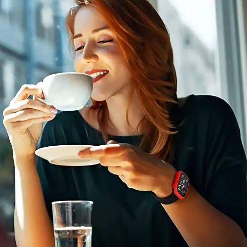 (2 Pack) GEAK Apple Watch 41 mm korpusiga mos keladi, oʻrnatilgan закаленное shisha ekran himoyachisi, iWatch Series 7 uchun ультра юпка bumper korpus, qora/shaffof - 5