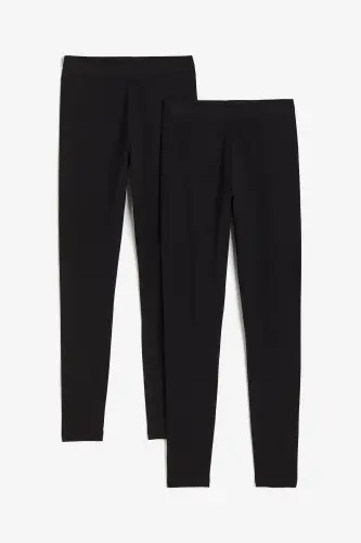 2-Pack Jersey Leggings - H&M (1)