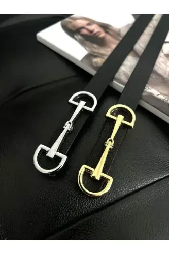 2 Pack Long Buckle Thin Women's Belt, Jacket Belt, Shirt Belt, Dress Belt - FIORI (1)