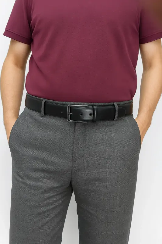 2-Pack Men's Classic Belt - GENUINE LEATHER COMPANY EDS