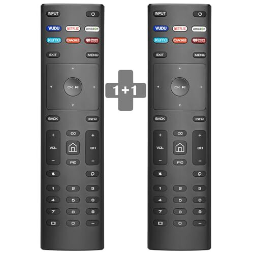 【2 Pack】 New Universal Remote Control for All Vizio Smart TV Remote,Replacement Remote Compatible for All Vizio LED LCD HD 4K UHD HDR Smart TVs - 1