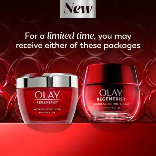 (2 pack) Olay Skin Care Face Moisturizer, Regenerist Micro-Sculpting Wrinkle Cream, Fragrance-Free, 1.7 oz - 24