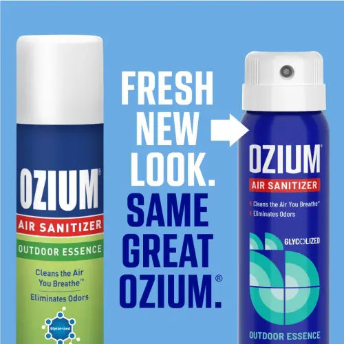 (2 pack) OZIUM Outdoor Essence Stand Alone Spray Automotive Air Freshener, 1 Pack, 3.5 fl oz Can - 3
