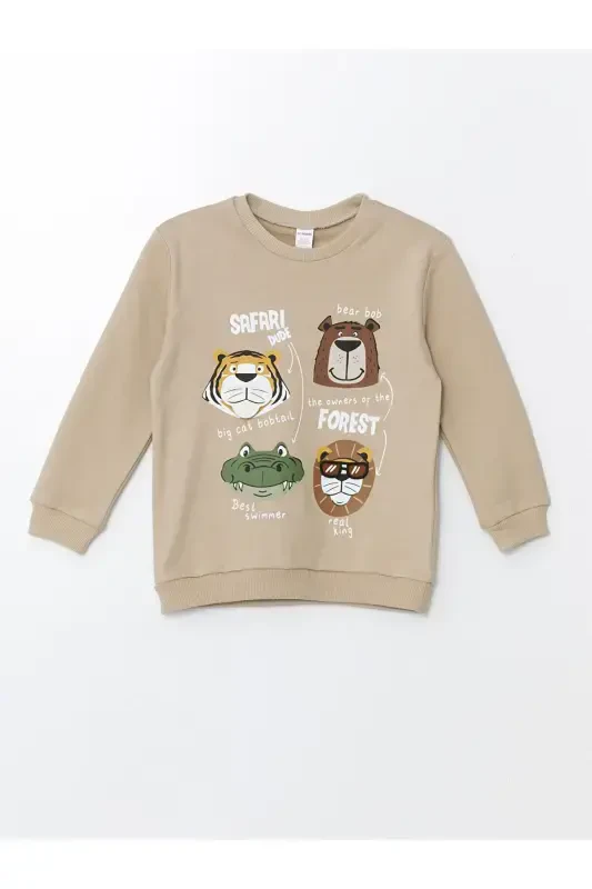 2-Pack Printed Long Sleeve Baby Boy Sweatshirt - 2