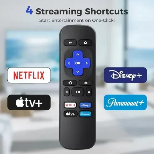 （2 Pack） Replacement Remote for Roku-Box-Express-Player-Premiere - NOT for Any TVs or Sticks - 5