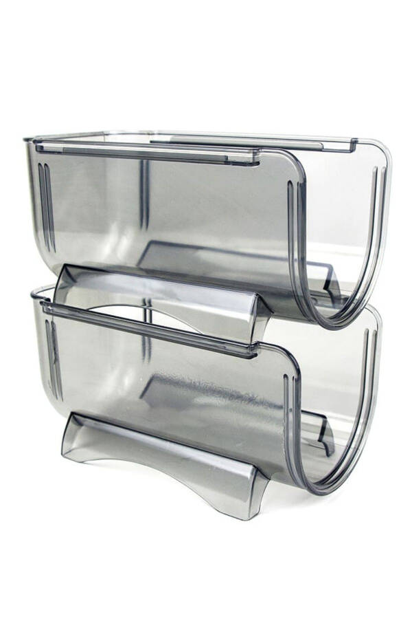 2 Pack Stackable Bottle Organizer Clear Shelf 50819 - 10