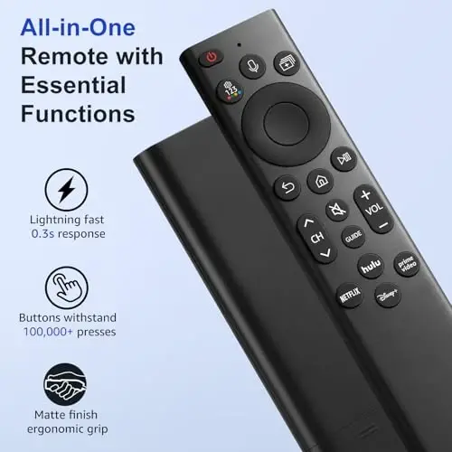 【2 Pack】 Voice Remote Replacement for Samsung-TV-Remote-Control, Compatible with All Samsung Frame Neo QLED UHD 4K 8K Series Smart TVs with Voice Control and 2-Year Warranty - 5
