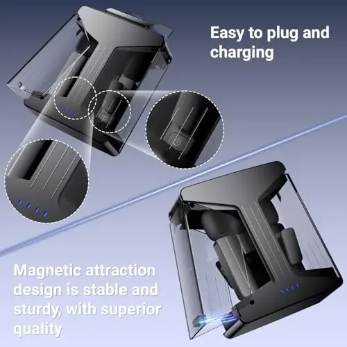 2 Pack Wireless Mini Lavalier Lapel Microphone for iPhone,Android Phone(2 in 1) w/case - 65ft Cordless Clip on Dual Mics with Noise Reduction 6H Working Time for Video Recording Vlogging, YouTube - 4