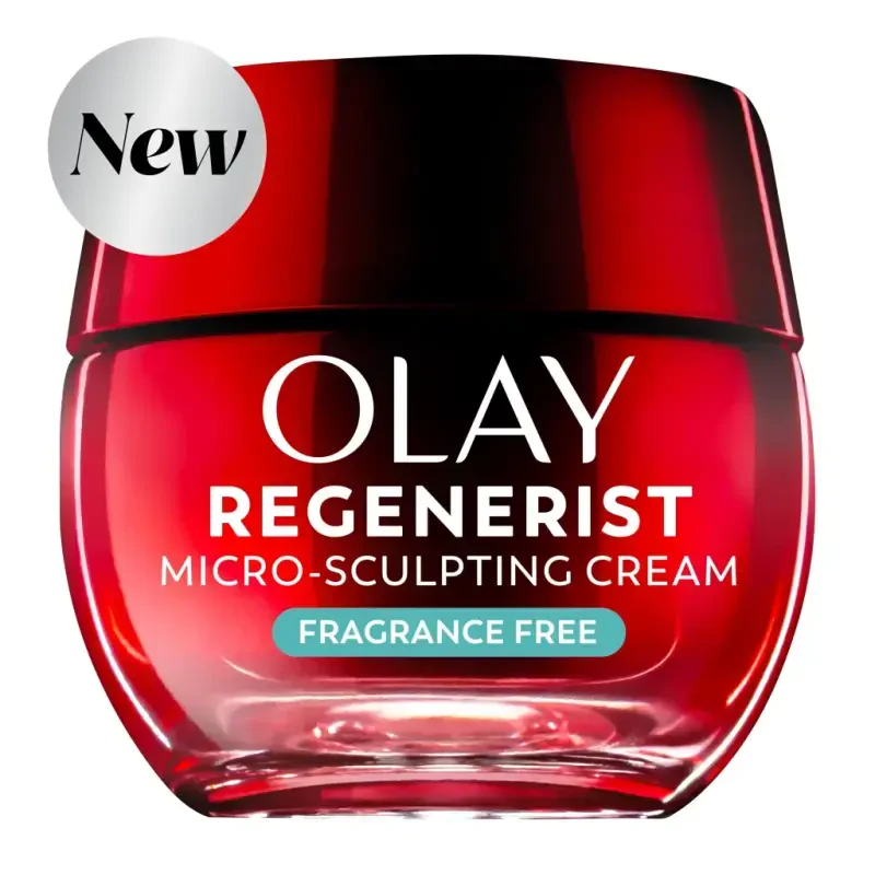 (2 пачки) Olay Skin Care Face Moisturizer, Regenerist Micro-Sculpting Wrinkle Cream, Fragrance-Free, 1.7 oz - 9