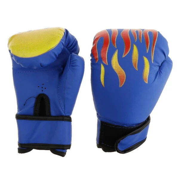 2 Pairs Kids Boxing Gloves for Children Age 6 to 12 Years 8oz PU Leather Kickboxing boxeo en tailandia Thai Sparring - 2