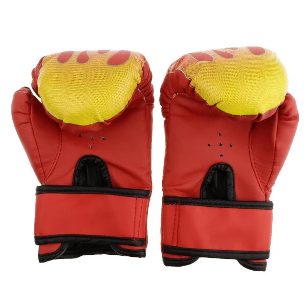 2 Pairs Kids Boxing Gloves for Children Age 6 to 12 Years 8oz PU Leather Kickboxing boxeo en tailandia Thai Sparring - 3