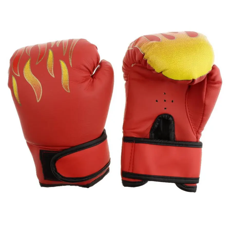 2 Pairs Kids Boxing Gloves for Children Age 6 to 12 Years 8oz PU Leather Kickboxing boxeo en tailandia Thai Sparring - 5
